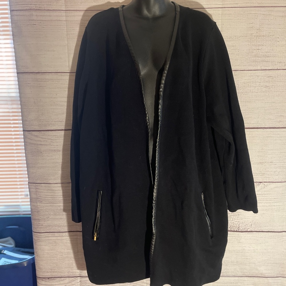 Women’s 3x black cardigan